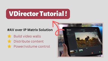 VDirector Tutorial: Control Your AV over IP Matrix at Palm (4KIP200, HDIP100)