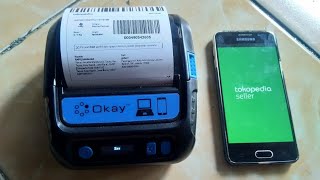 Cara Cetak resi tokopedia dari hp / print label alamat pengiriman