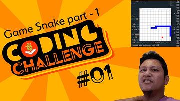 Coding Challenge #1 - Game Snake Pygame Part-1