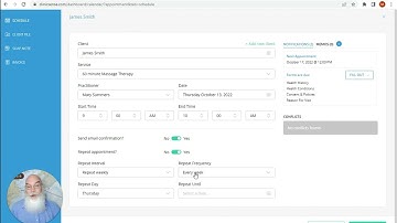 Scheduling - Schedule a repeating appointment
