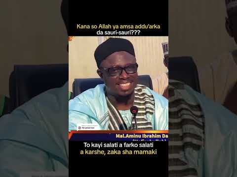 Abinda Zakayi Addu Ar Ka Ta Karbu Da Gaggawa