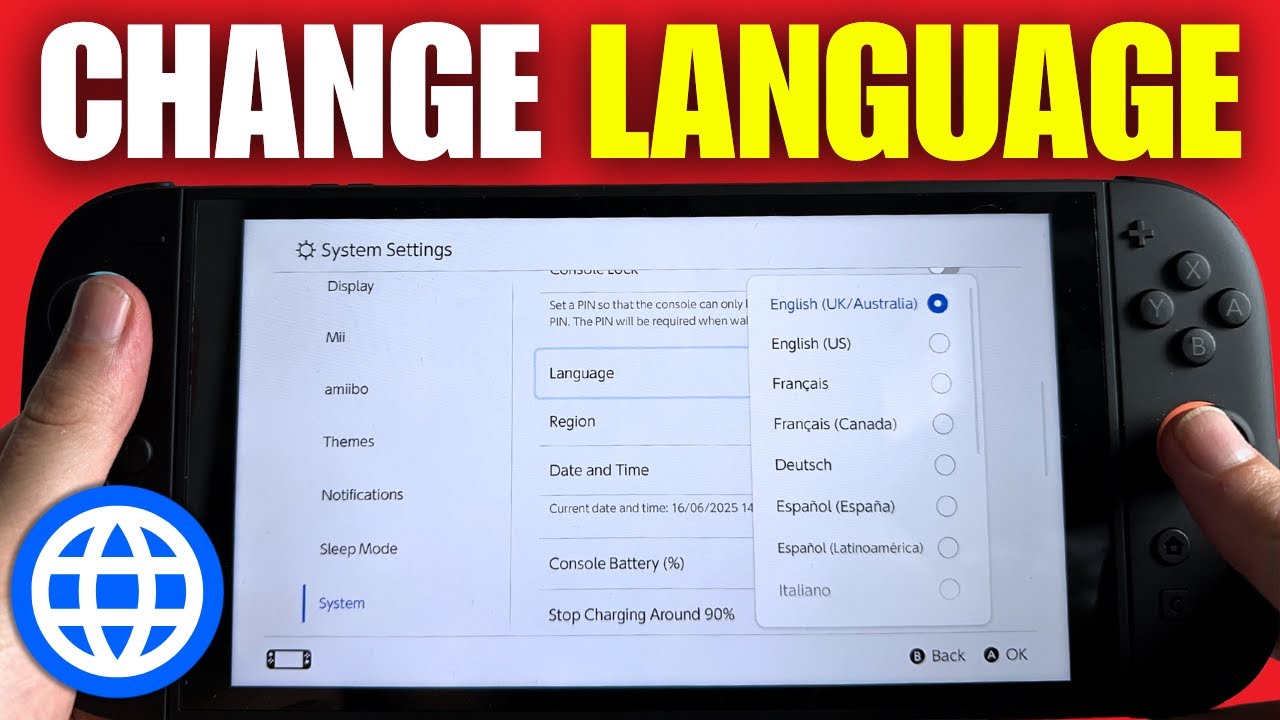 How To Change Language on Nintendo Switch 2 (Back to English) - YouTube