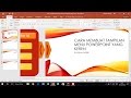 Cara membuat animasi menu pada powerpoint keren