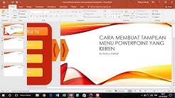 Cara membuat animasi menu pada powerpoint keren - Durasi: 17.29. 
