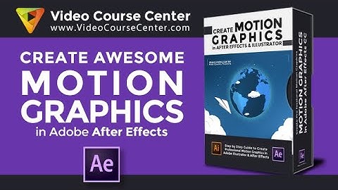 Motion Graphics in Adobe After Effects CC - Paper Airplane Animation