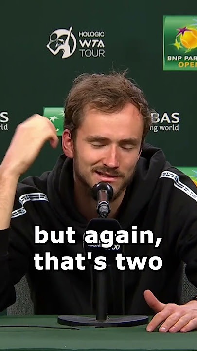 Medvedev debates Rafa on clay vs Novak on hard 😧🚨#medvedev #nadal #djokovic #indianwells #tennis