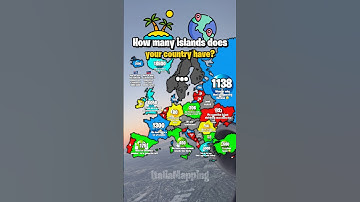 How many islands does your country have? | ItaliaMapping #fypシ゚viral #fyp #mapping #geography #map
