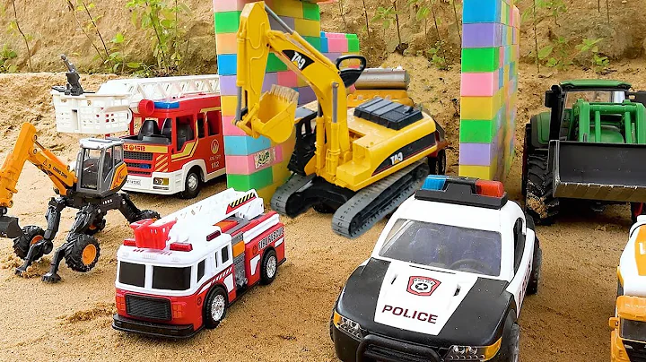 DIY Building Gara Car - Best Toy Learning Video for Kids Building Block Lego Car Track | Andi Toys