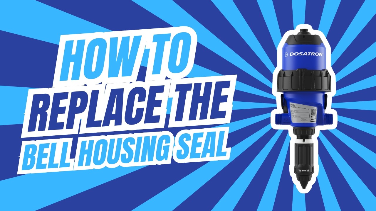 How to Replace the Bell Housing Seal on a Dosatron D6MZ2 | Service Guide