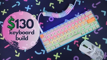 Full RGB Custom Mechanical Keyboard for 130 Dollars - Hotswap and No Soldering
