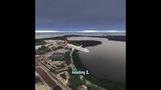 Radar contact Qantas Echo Mike Papa clearing for descent #pilot #simulation