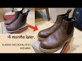 RED WING CLASSIC CHELSEA No.3190 aging condition of 4 months.