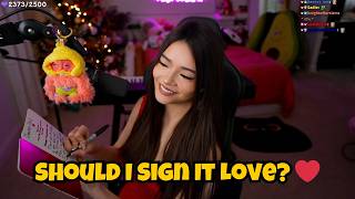 Katchii Writes Nmps Valentines Card And Shows Her Dress For Her Friendly Date