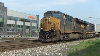 Slow Moving Stack Trains at CP5 5/19/19