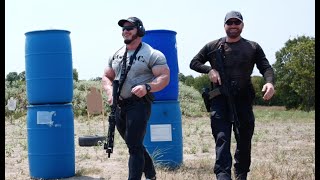 Day At The Gun Range With Branch Warren Hunter Labrada And Butch Steinle