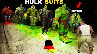 Gta 5 ! Franklin Stealing Hulk Suits & Got Hulk Ultimate Superpowers In GTA 5