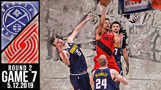 Portland Trail Blazers vs Denver Nuggets Game 7 - Full Game Highlights 5.12.19