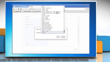 How to change the browser