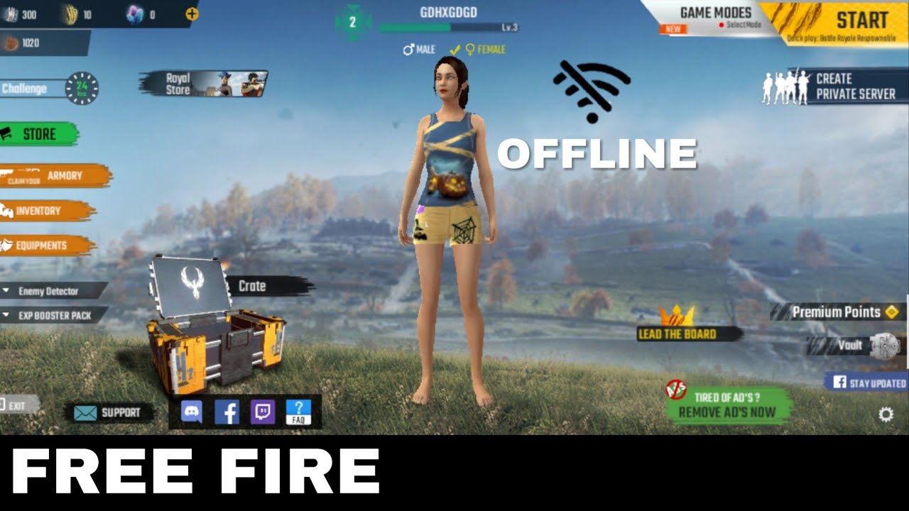 OFFLINE FREE FIRE । PLAY STORE NEW GAME FREE FIRE OFFLINE ...