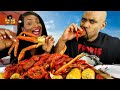 MY FAVORITE SEAFOOD BOIL SPOT MUKBANG CHALLENGE! IT WAS WAY TOO SPICY FOR MS!