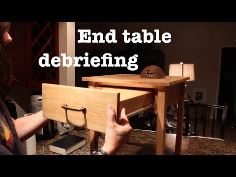 End table debriefing