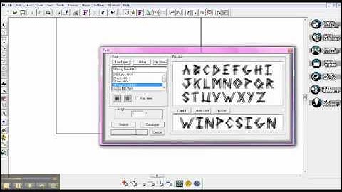 winpcsign  how to get to your fonts.wmv