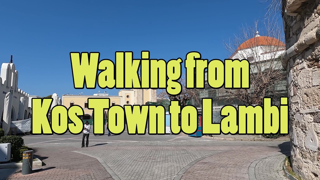 🌞 A Beautiful Spring Walk from Kos Town to Lambi | Sunshine, Birds & Tranquility 🌿