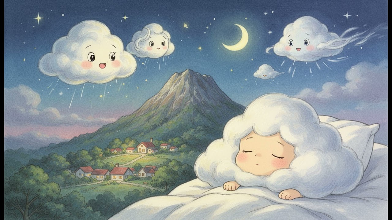 Bed Time Story for Kids - One Little Cloud Learns to Drift