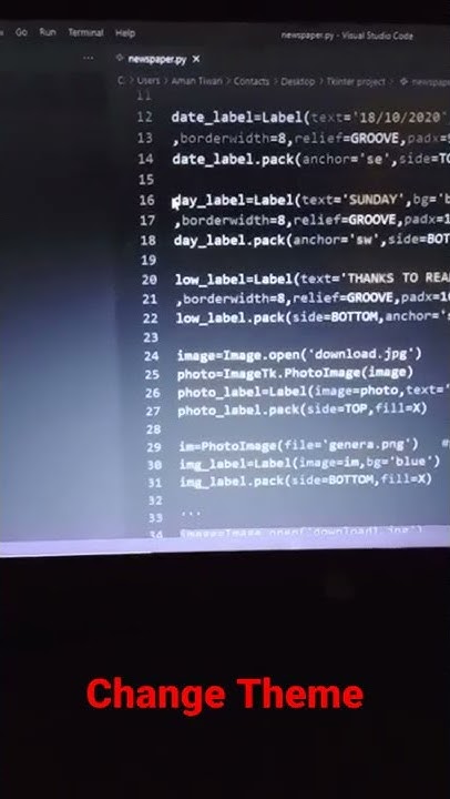 Change Color Theme In Visual Studio Code In Windows 10/11 [ 2022 ...