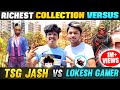 TSG Jash Vs Lokesh Gamer Richest Collection Versus Ever💎 || 80,000 Badges & 100+Magic cube freefire