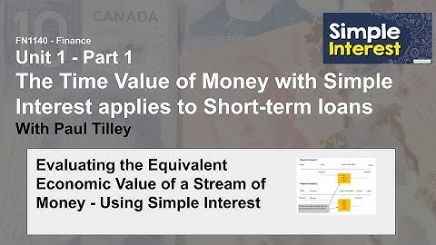 Unit 1a - Video G : Equivalent Value Streams