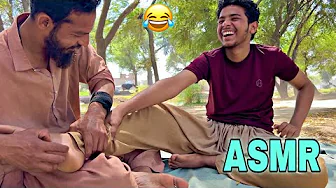 Tickling is the KEY to an AMAZING Foot Back Massage Experience