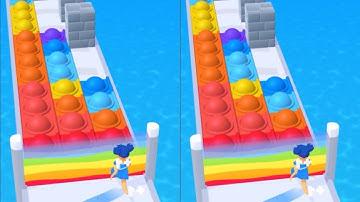 Pop it run! Very satisfying and relaxing Asmr sound gameplay