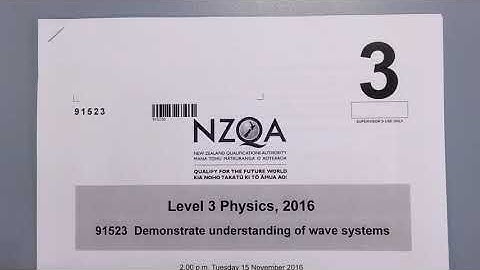 2016 Waves (NCEA Level 3)-Q2