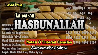 Lancaran HASBUNALLAH - Notasi & Tutorial Gamelan
