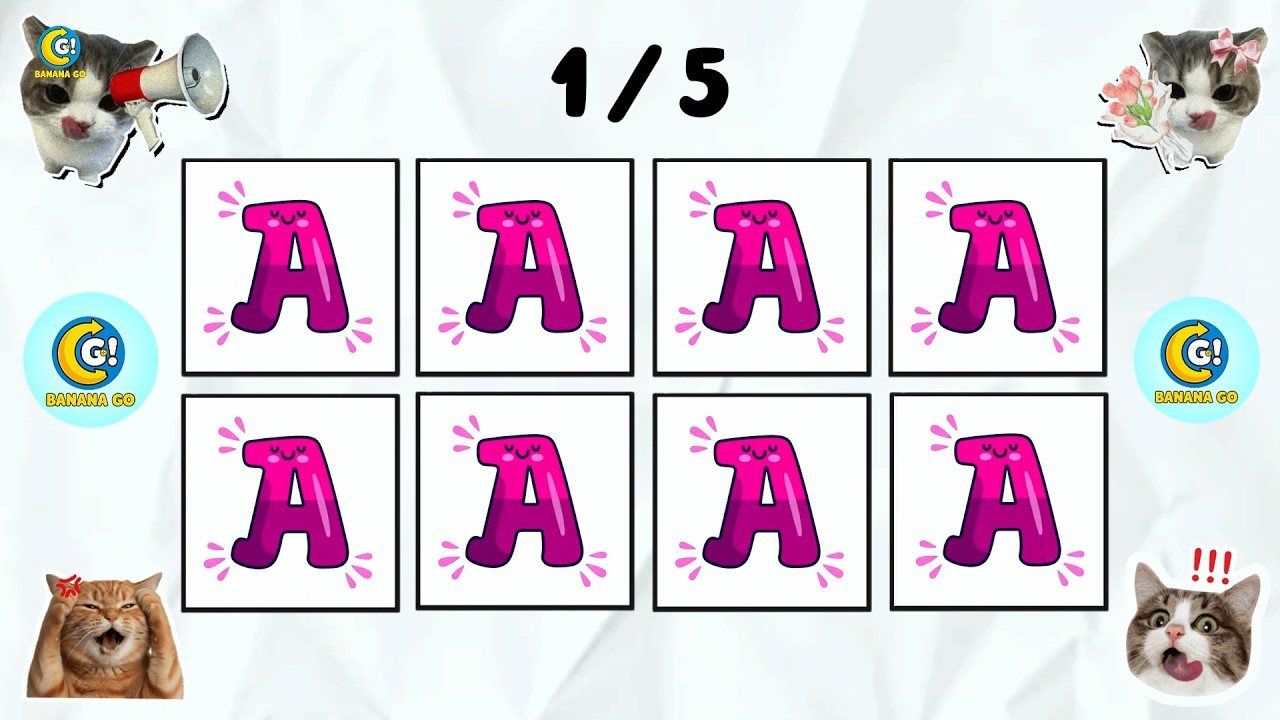 Say The Word On Beat Challenge | Level 1 - 4 Easy to Insane | Alphabet Edition