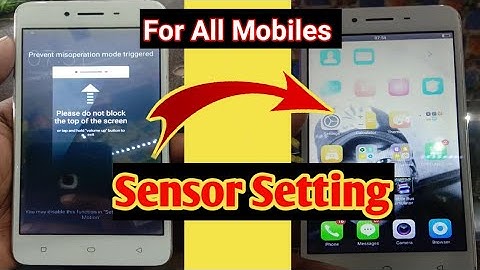 Oppo A37 Sensor Setting | oppo A37, A3s, A57 All models @Sonumts