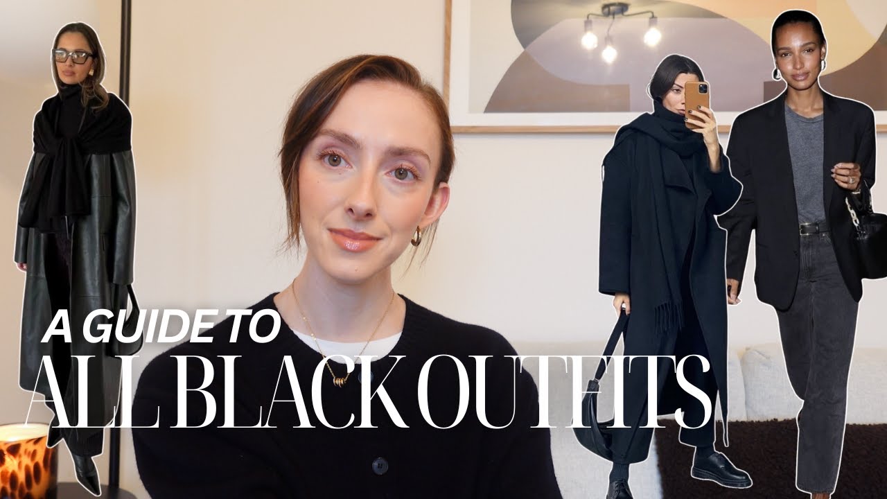 The Art of All-Black Dressing | Chic Autumn & Winter Styling Tips.