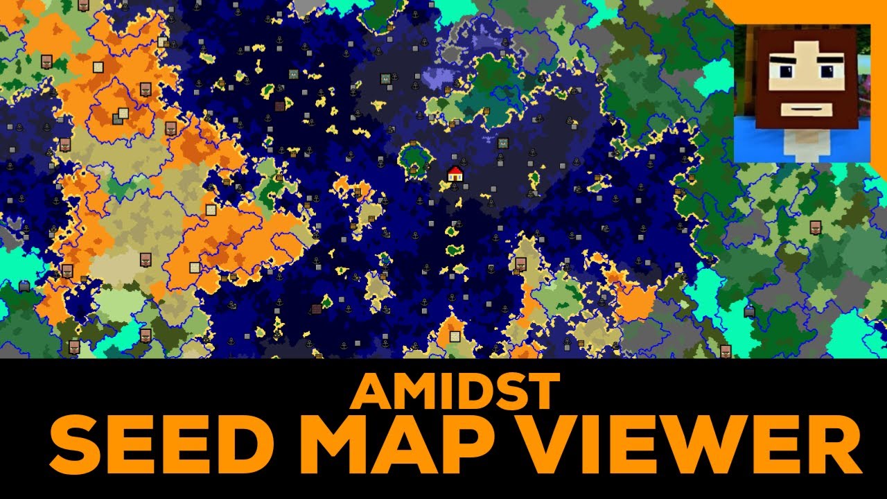 AMIDST - Minecraft Seed Map Viewer Tutorial - YouTube