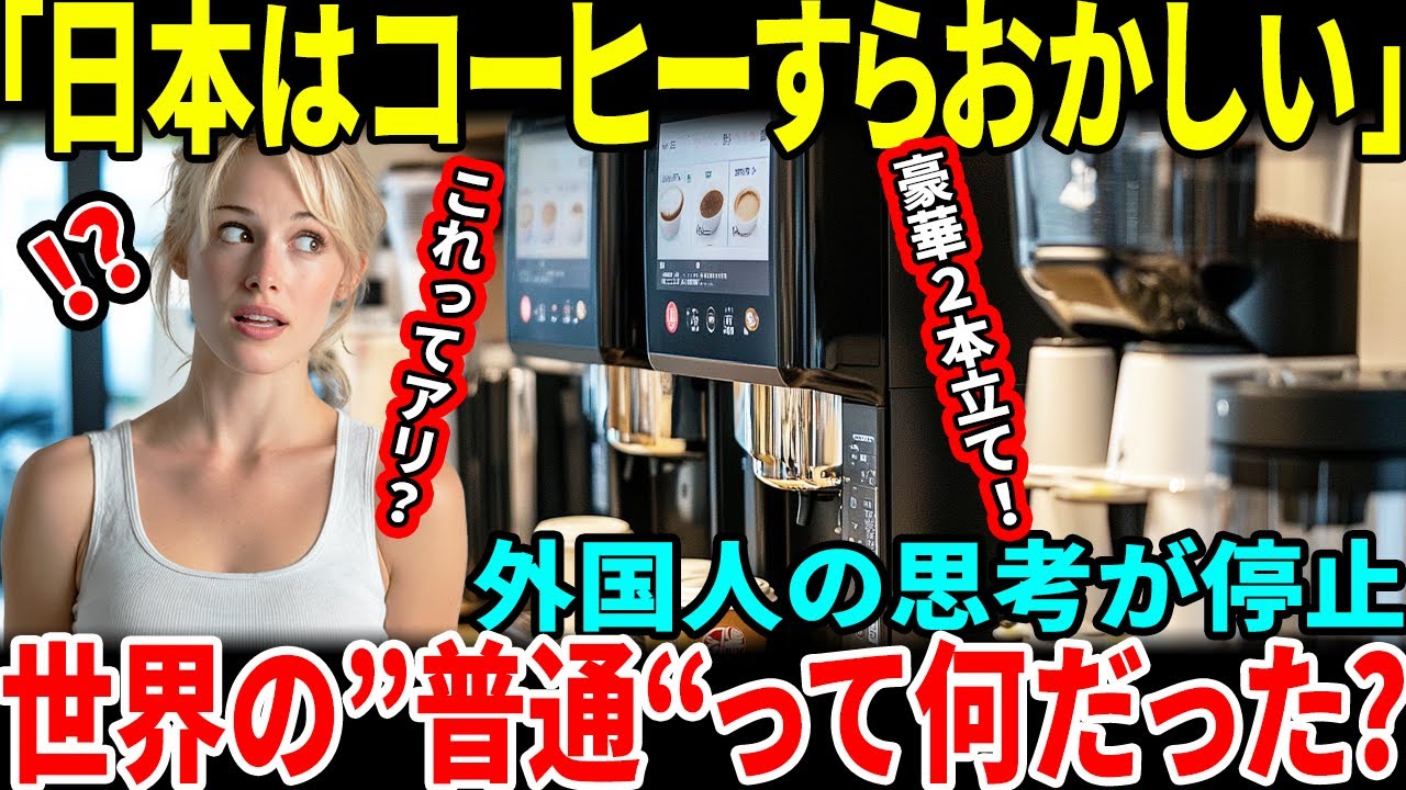 【海外の反応】「これを…飲むの？？」訪日外国人がドハマリした日本のコーヒーの特徴、衝撃の６選とは【総集編】【日本称賛】