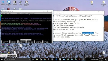 Create and Access Debian apt Repository from IIS Server