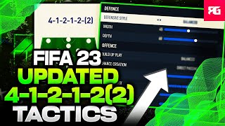 These TIKI TAKA 4-1-2-1-2 (2) Custom Tactics/Instructions are INSANE!  - FIFA 23 Ultimate Team