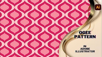 /How to make Ogee Pattern in Adobe illustrator/#illustrator#youtube#digital#pattern#reel#shortsclip