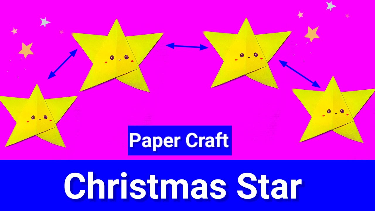 How To Make Star For Your Christmas Decoration Paper Craft how-to-make-star-for-your-christmas-decoration-paper-craft