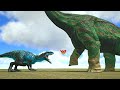 Ark Survival - BRACHIOSAURUS vs LARGE DINOSAURS [Ep.404]