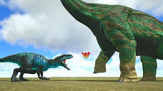 Ark Survival - BRACHIOSAURUS vs LARGE DINOSAURS [Ep.404]