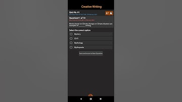 Creative Writing, Quiz No 1, Digiskills.