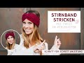 Stirnband Stricken für Anfänger mit Twist im kleinen Perlmuster| DIY