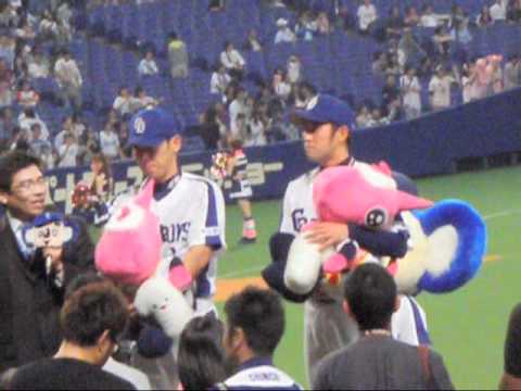 110508　巨人3戦目　荒木、川井のヒーイン