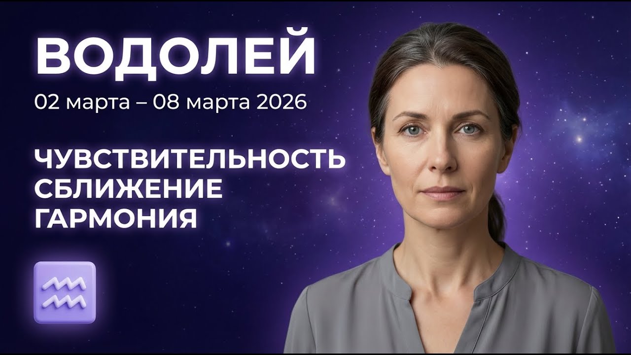 ГОРОСКОП ДЛЯ ВОДОЛЕЕВ: НЕДЕЛЯ ПЕРЕМЕН 2–8 МАРТА 2026